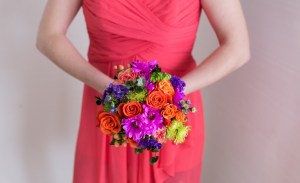 Coral wedding Waukesha wisconsin summer wedding