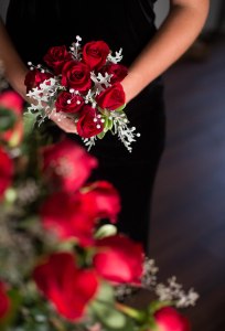 Burlington wisconsin wedding florist red and white wedding